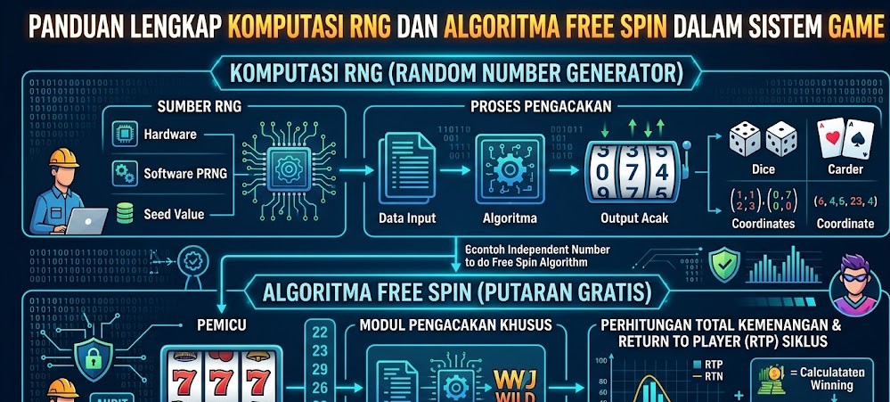 Panduan Lengkap Komputasi RNG dan Algoritma Free Spin dalam Sistem Game