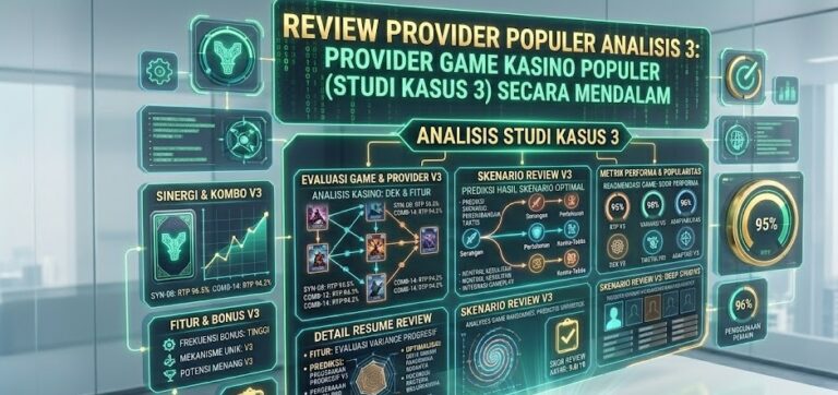 Review Provider Populer Analisis 3 Provider Game Kasino Populer (Studi Kasus 3) secara mendalam