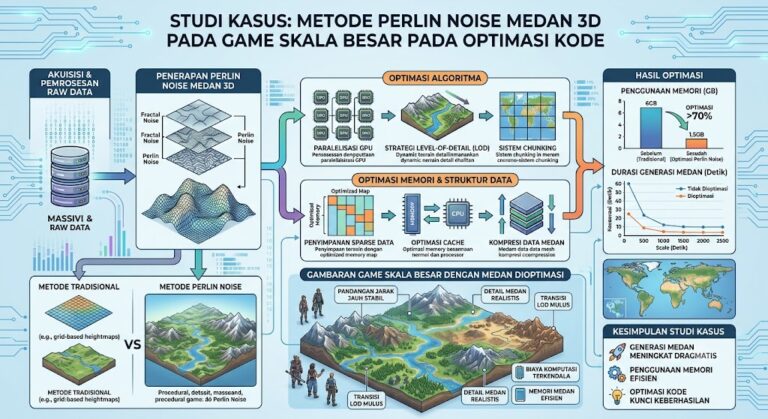 Studi Kasus Metode Perlin Noise Medan 3D pada Game Skala Besar Pada Optimasi Kode