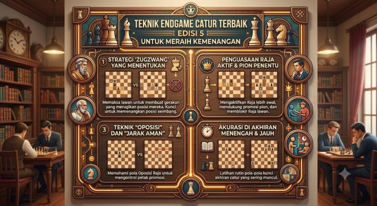 Teknik Endgame Catur Terbaik Edisi 5 untuk Meraih Kemenangan