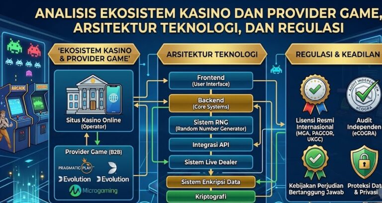 Analisis Ekosistem Kasino dan Provider Game, Arsitektur Teknologi, dan Regulasi