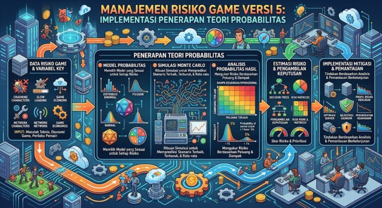 Manajemen Risiko Game Versi 5: Implementasi Penerapan Teori Probabilitas