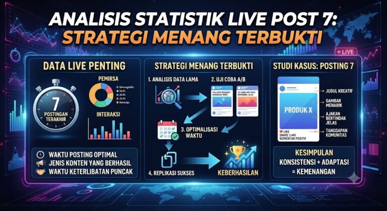 Analisis Statistik Live Post 7: Strategi Menang Terbukti
