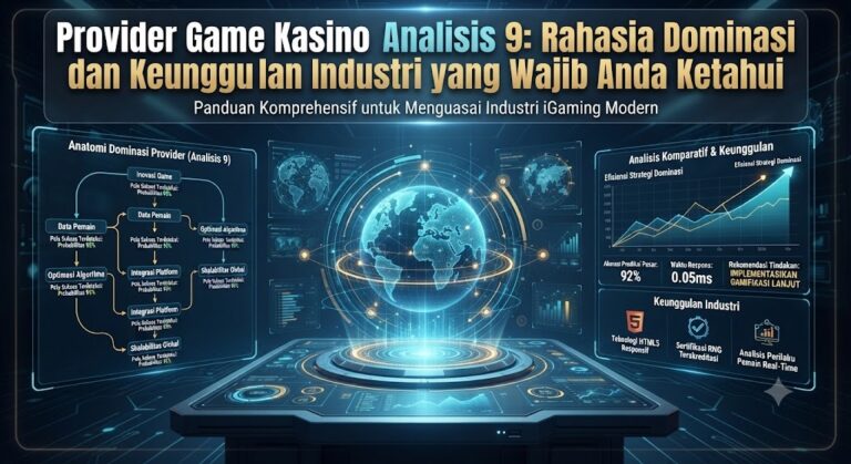 Provider Game Kasino Analisis 9: Rahasia Dominasi dan Keunggulan Industri yang Wajib Anda Ketahui