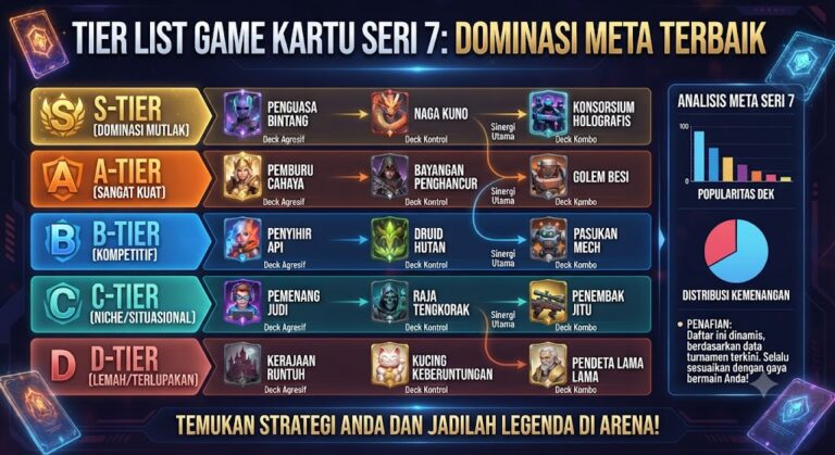 Tier List Game Kartu Seri 7: Dominasi Meta Terbaik