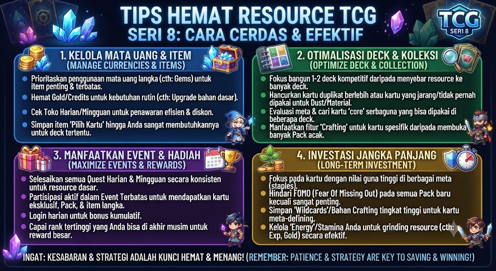 Tips Hemat Resource TCG Seri 8: Cara Cerdas & Efektif