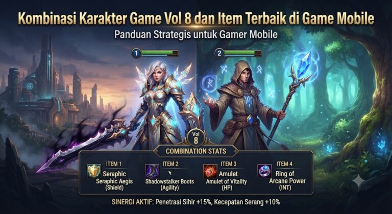 Kombinasi Karakter Game Vol 8 dan Item Terbaik di Game Mobile