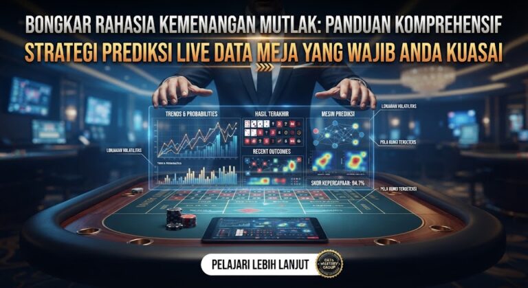 Bongkar Rahasia Kemenangan Mutlak: Panduan Komprehensif Strategi Prediksi Live Data Meja yang Wajib Anda Kuasai