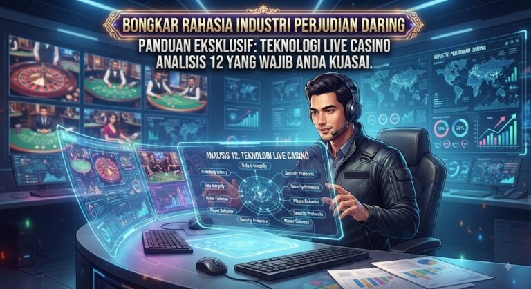 Bongkar Rahasia Industri Perjudian Daring: Panduan Eksklusif Teknologi Live Casino Analisis 12 yang Wajib Anda Kuasai
