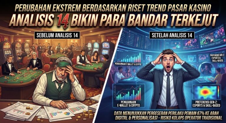 Perubahan Ekstrem Berdasarkan Riset Trend Pasar Kasino Analisis 14 Bikin Para Bandar Terkejut