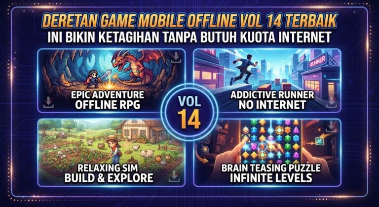 Deretan Game Mobile Offline Vol 14 Terbaik Ini Bikin Ketagihan Tanpa Butuh Kuota Internet